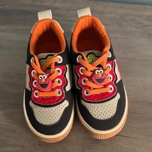 Sesame Street Kids Sneakers - Black, Red, and Orange